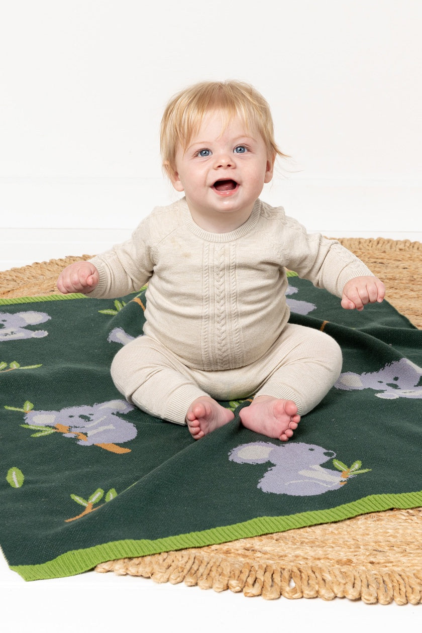 INDUS DESIGN Kiki Koala Baby Blanket