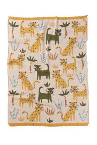 INDUS DESIGN Lenny Leopard Baby Blanket