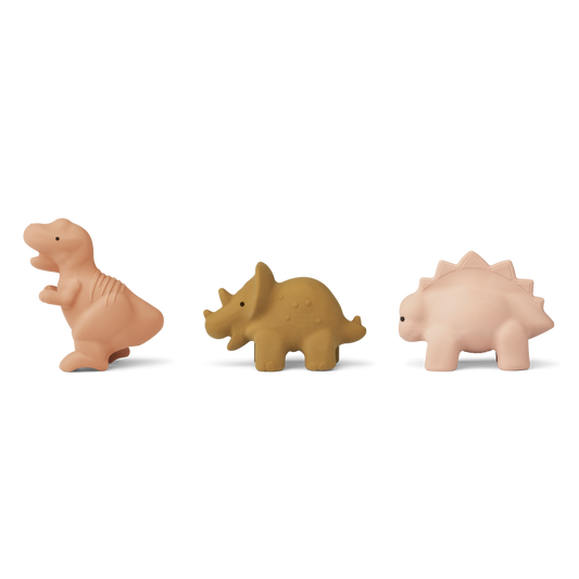 LIEWOOD David toys 3-pack Dino rose multi mix