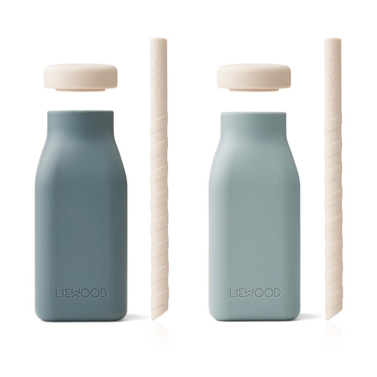 Liewood ERIKA MILKSHAKE BOTTLE 2 PACK BLUE MIX