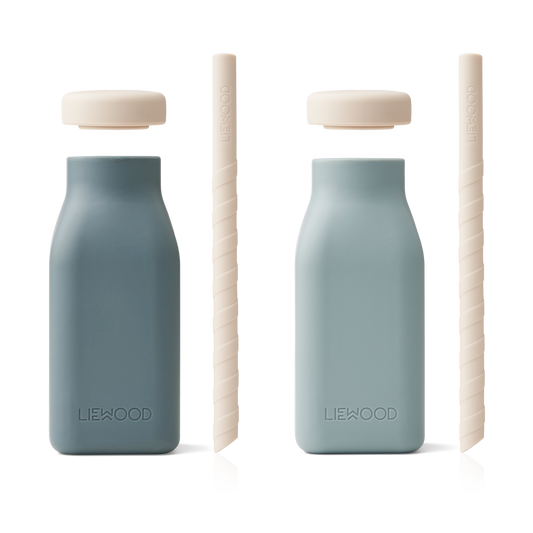 Liewood ERIKA MILKSHAKE BOTTLE 2 PACK BLUE MIX