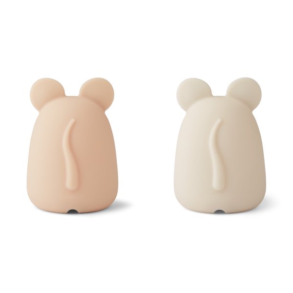 LIEWOOD CALLIE NIGHT LIGHT 2 PACK MOUSE PALE TUSCANY / SANDY