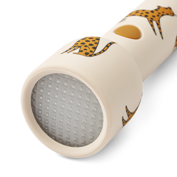 LIEWOOD GRY PRINTED SILICONE FLASHLIGHT Leopard / Sandy