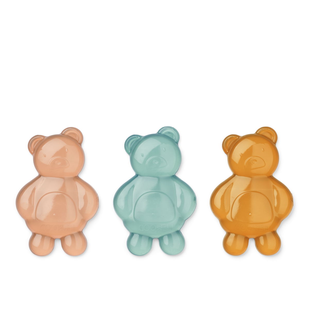 LIEWOOD Kayden Mr Bear Reusable  Lunchbox Cooler 3-pack Mustard mix