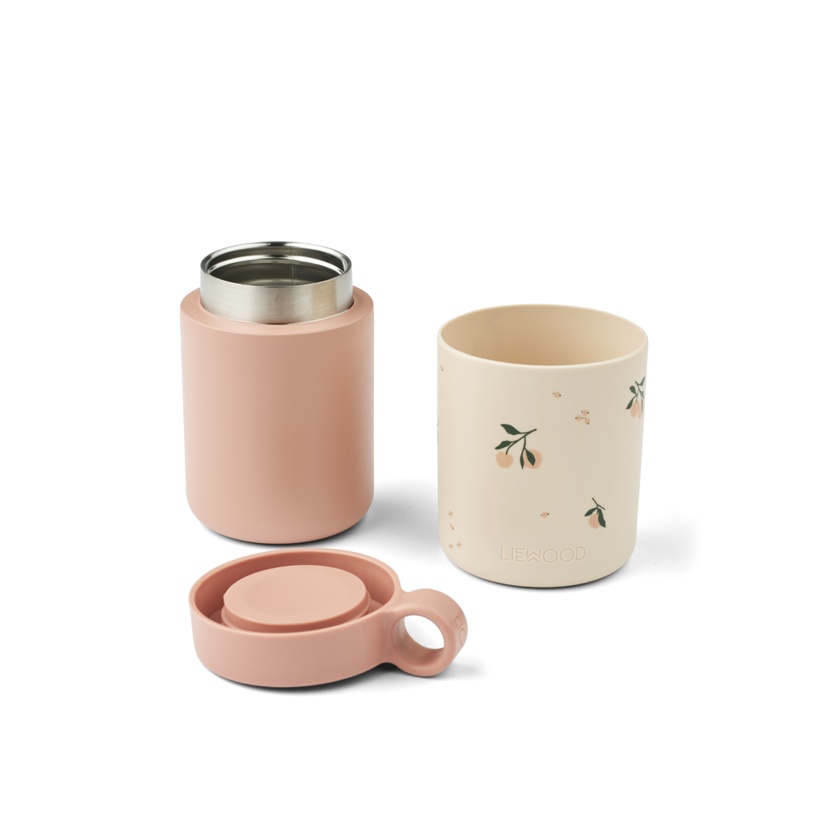 LIEWOOD KIAN FOOD JAR Peach / Sea shell