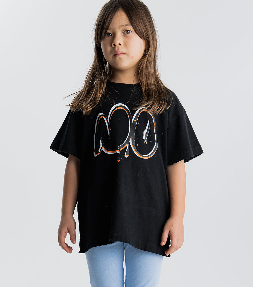 NUNUNU BUBBLY NO! T-SHIRT BLACK