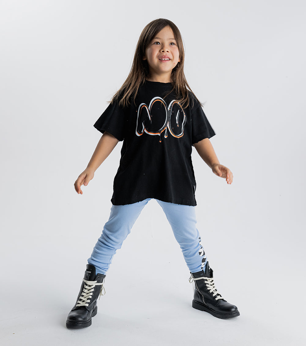 NUNUNU BUBBLY NO! T-SHIRT BLACK