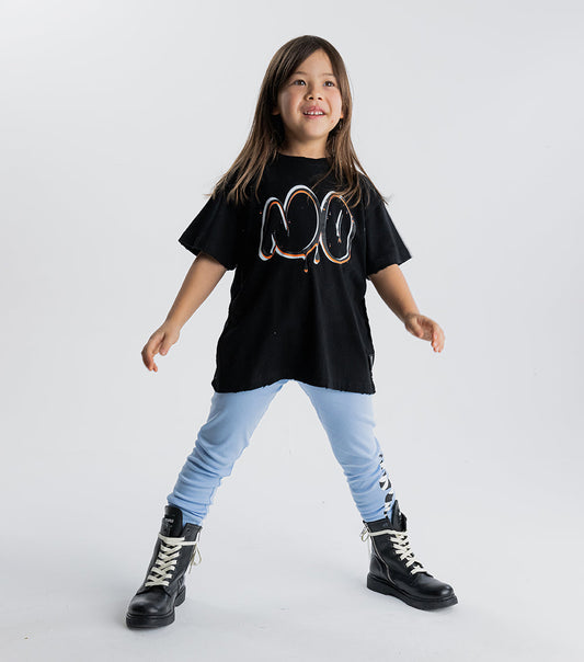 NUNUNU BUBBLY NO! T-SHIRT BLACK
