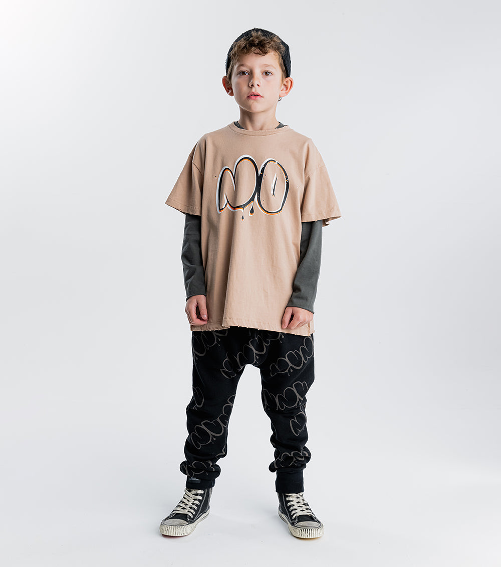 NUNUNU BUBBLY NO! T-SHIRT BLACK