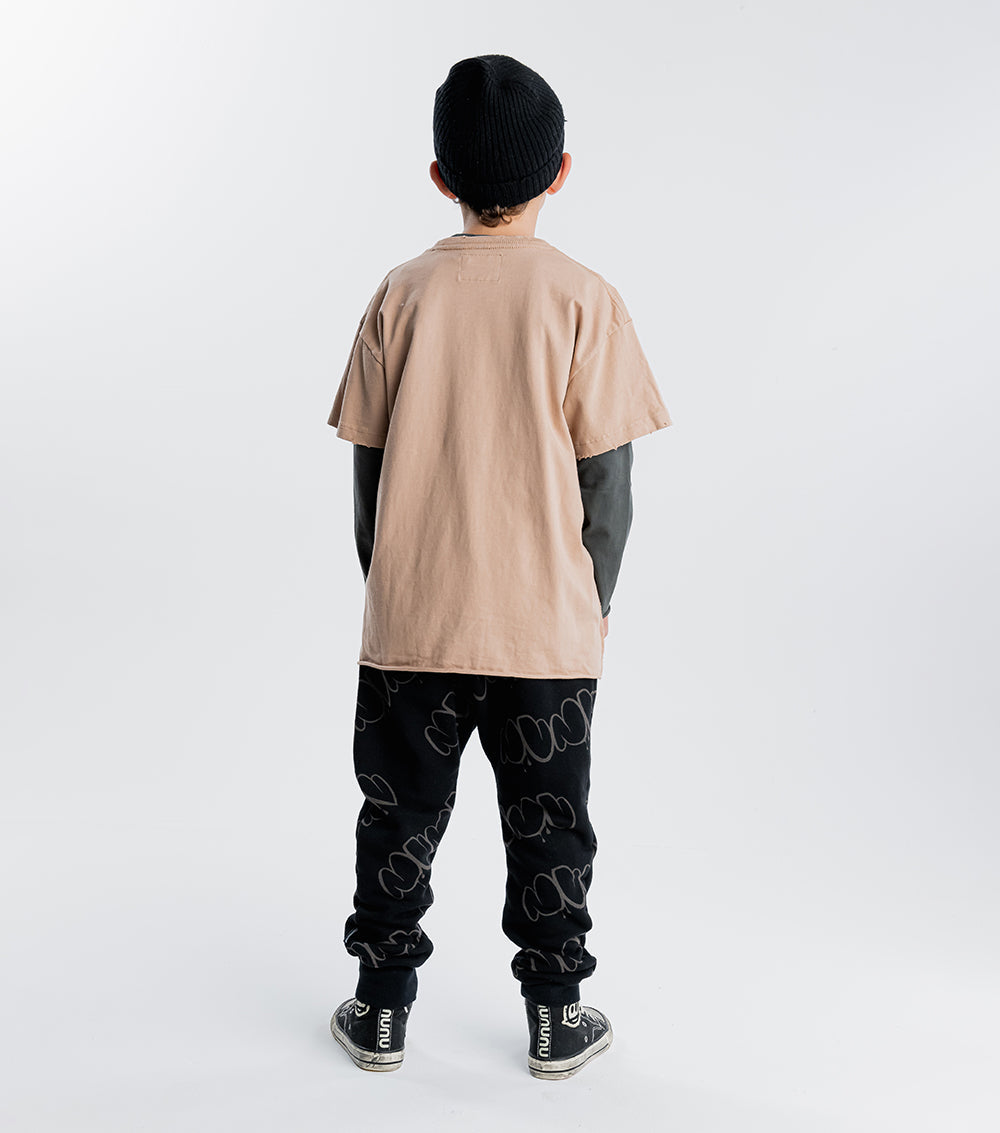 NUNUNU BUBBLY NO! T-SHIRT BLACK