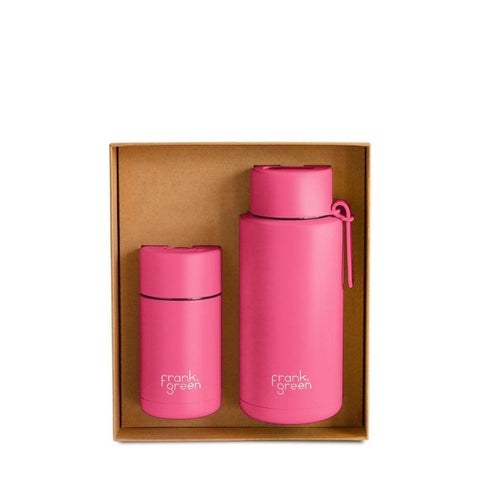 FRANK GREEN GIFT SET 340ML/1L NEON PINK