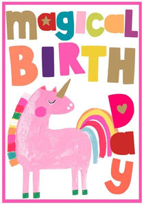 Paper Salad SNAPPY BIRTHDAY Unicorn