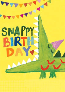 Paper Salad Croc Birthday Snappy Birthday