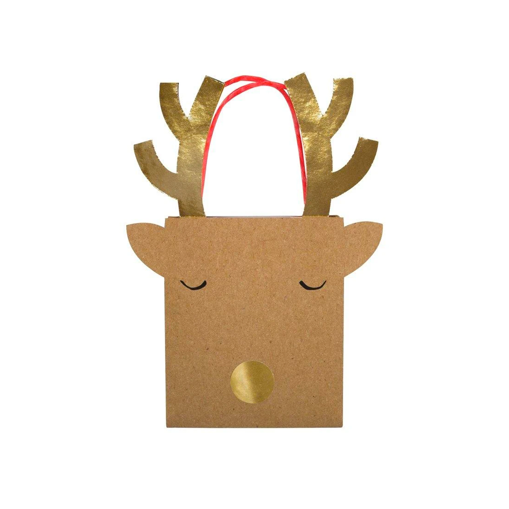 Meri Meri REINDEER SMALL GIFT BAGS