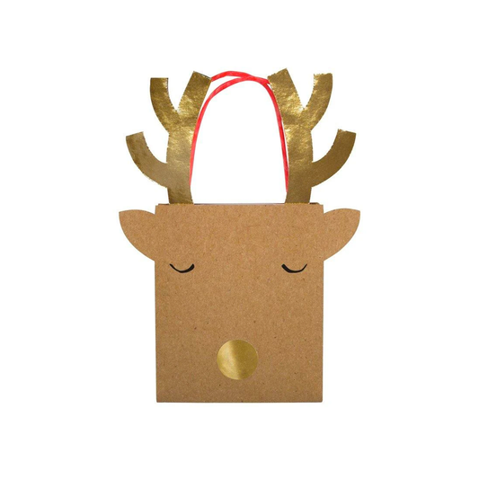 Meri Meri REINDEER SMALL GIFT BAGS