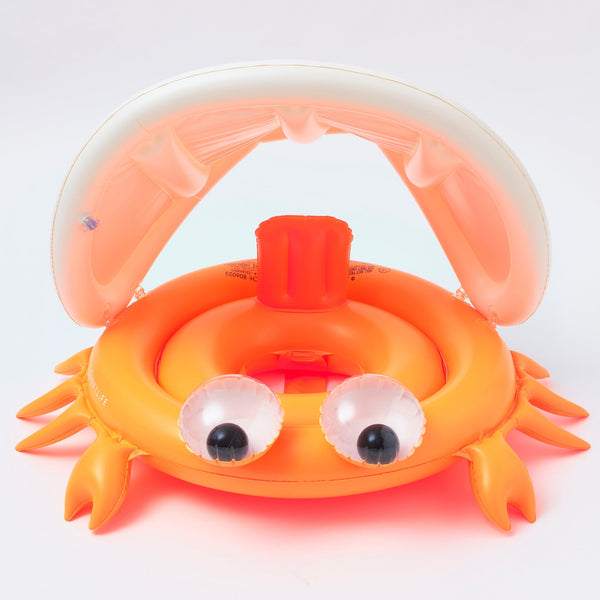 SUNNYLIFE Baby Float Sonny the Sea Creature Neon Orange