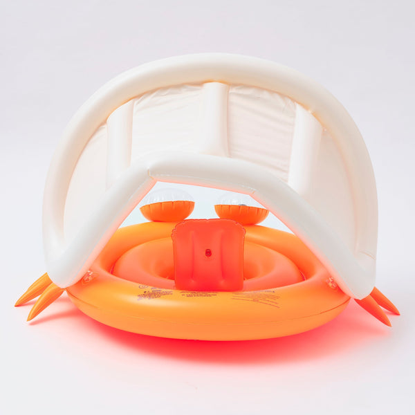 SUNNYLIFE Baby Float Sonny the Sea Creature Neon Orange