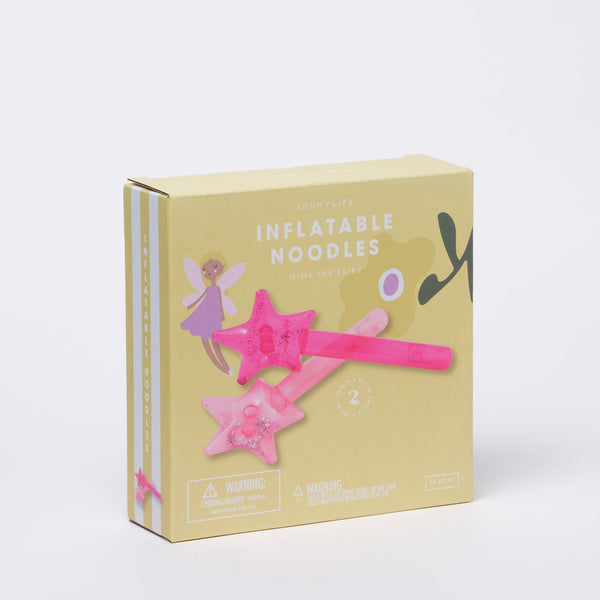 SUNNYLIFE Kids Inflatable Noodle Mima the Fairy Pink Lemonade