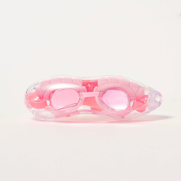 SUNNYLIFE Mini Swim Goggles Melody the Mermaid Neon Strawberry