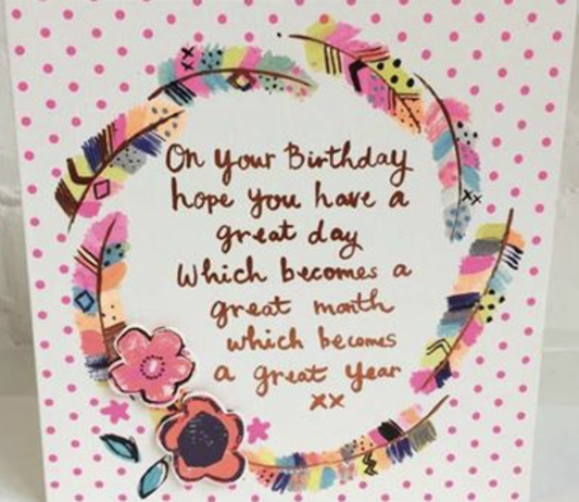 Paper Salad On Your Birthday