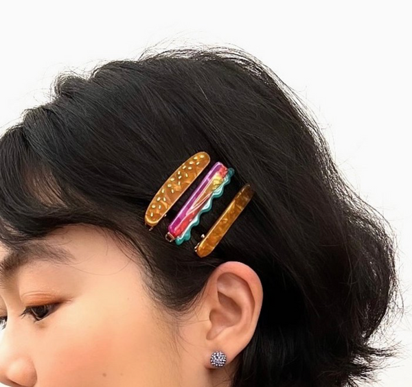 YUJIE Hamburger Hairpin Mix