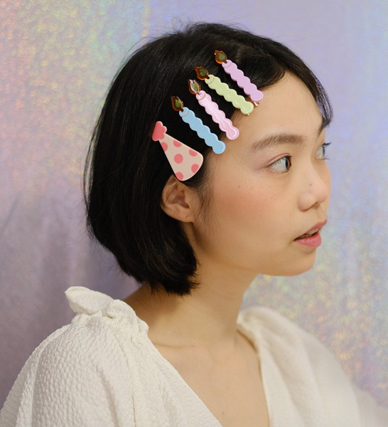 YUJIE Party Candle Hair Clips