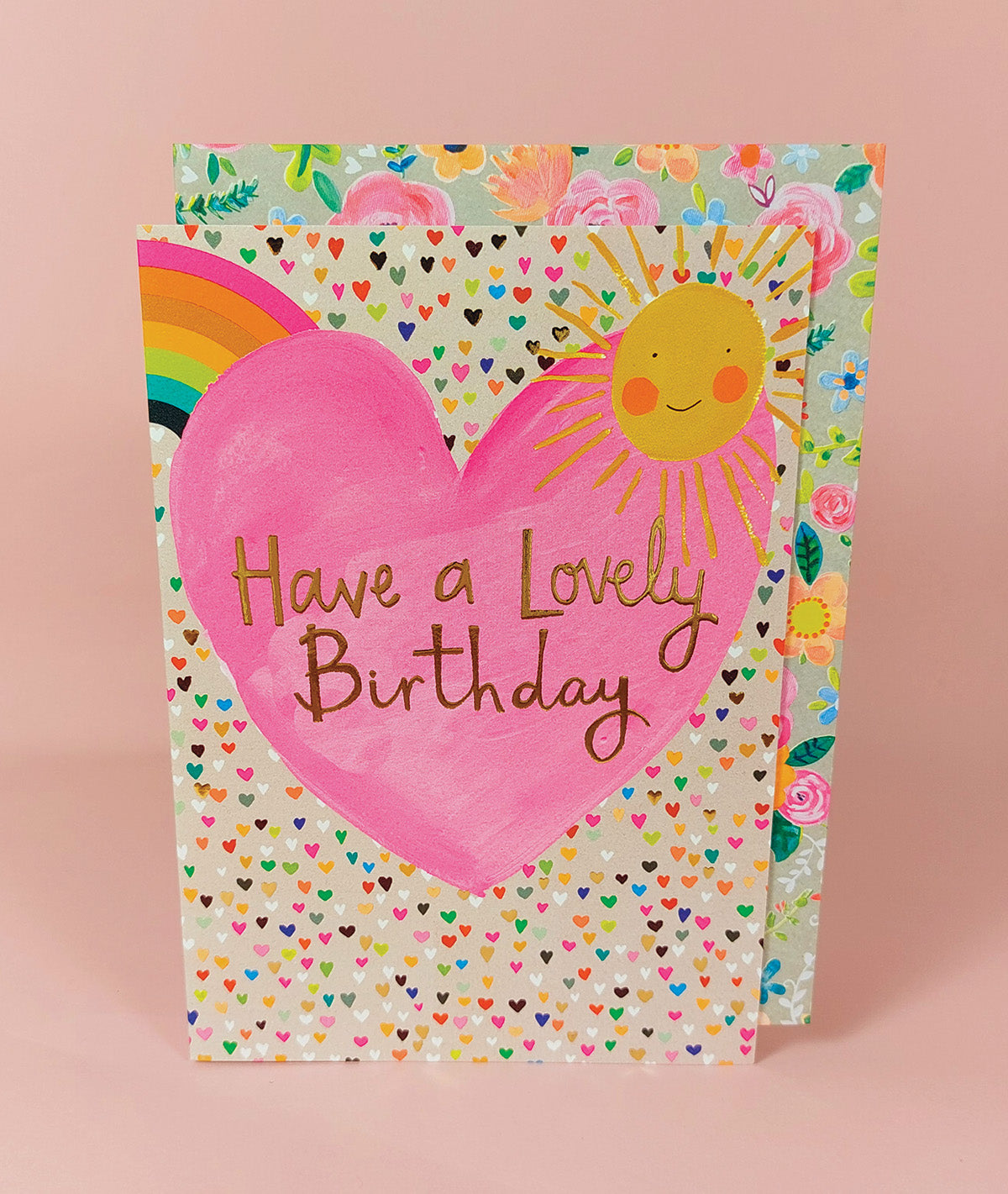 Paper Salad HAPPY BIRTHDAY HEARTS BIRTHDAY CARD