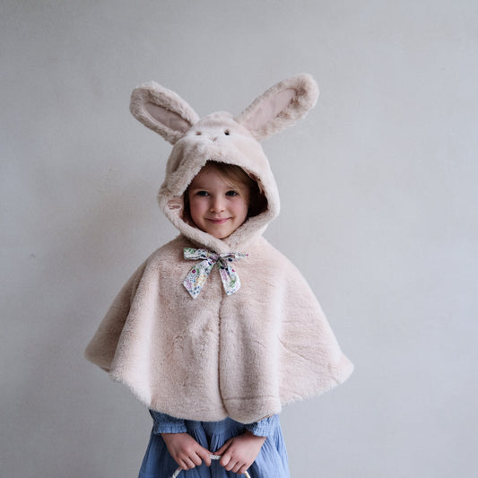 Mimi & Lula Bunny Cape BEIGE