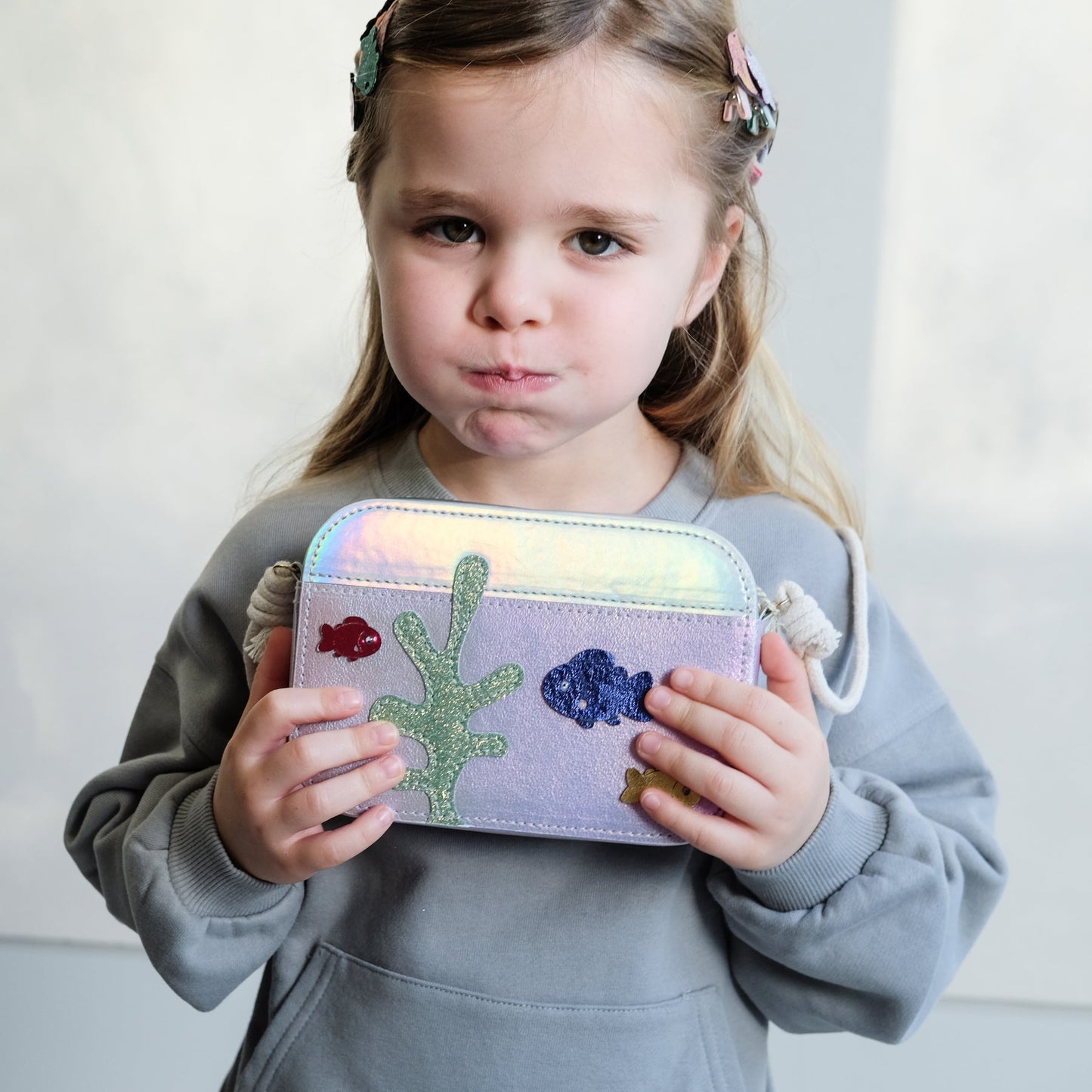 Mimi & Lula Fish Tank Bag METALLIC MULTI