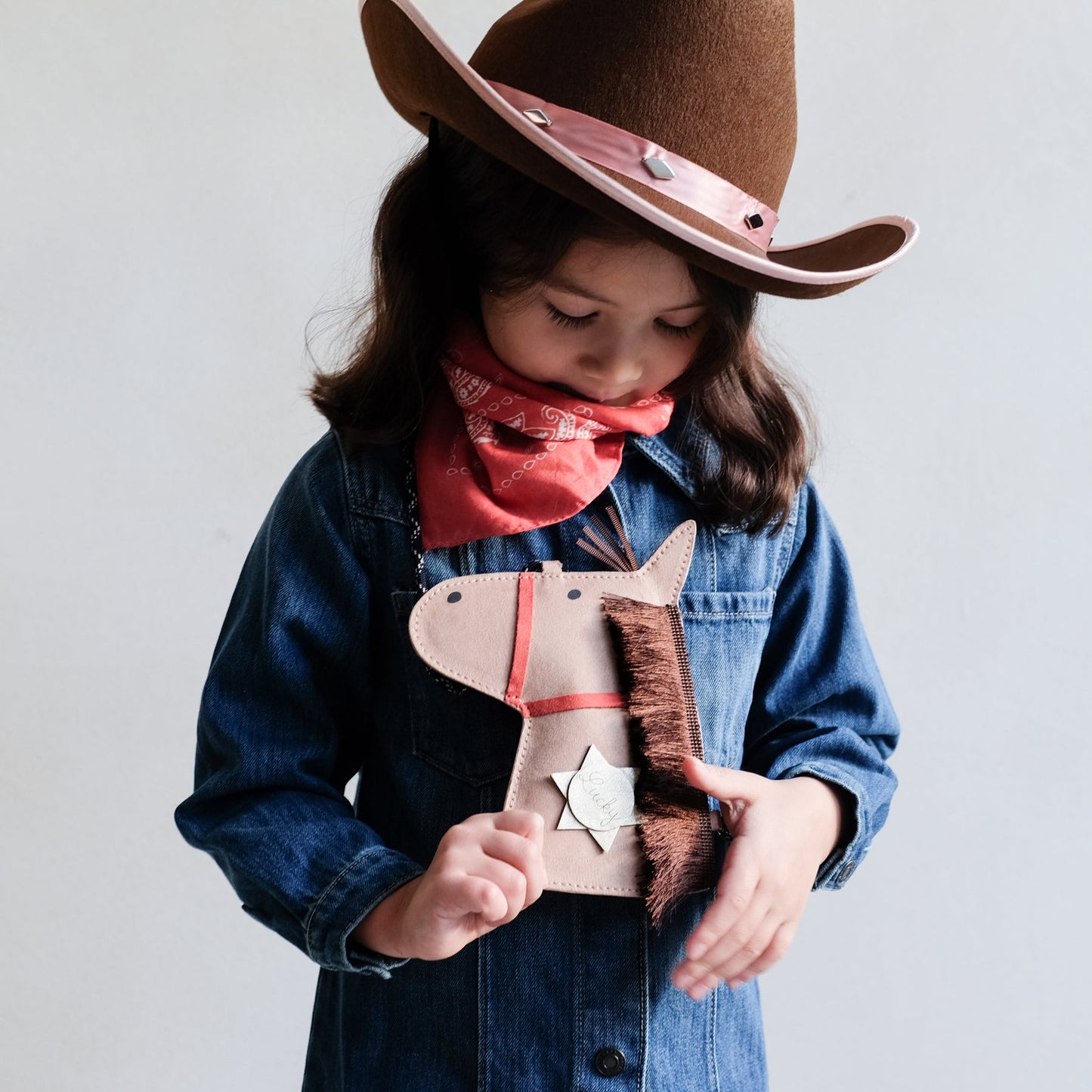 Mimi & Lula Lucky Horse Bag BROWN