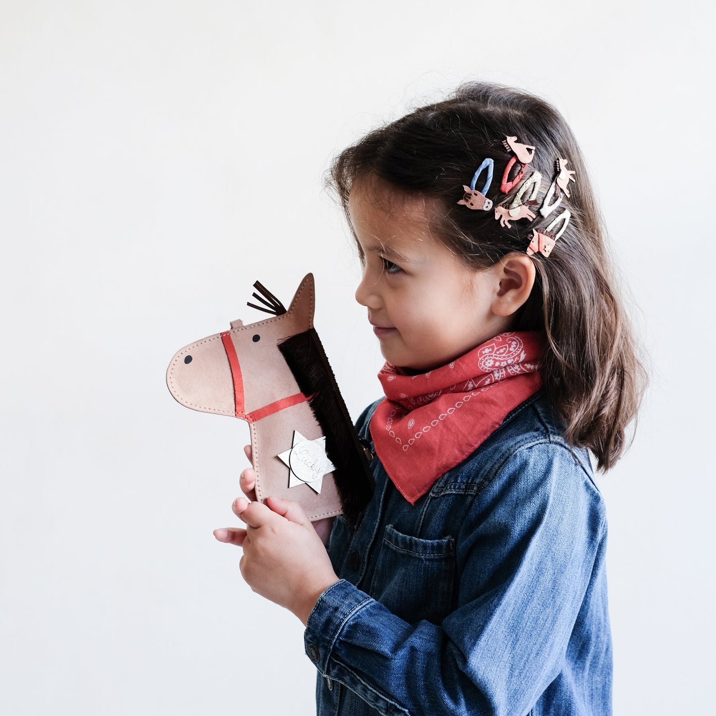 Mimi & Lula Lucky Horse Bag BROWN