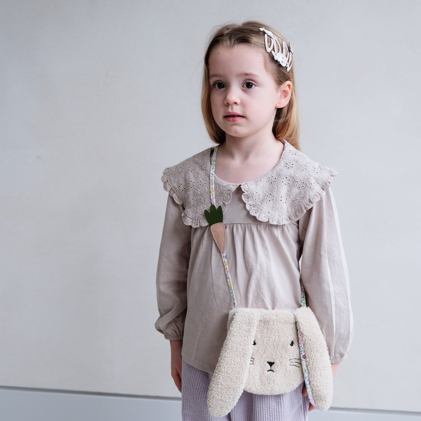 Mimi & Lula Fluffy Bunny Bag BEIGE