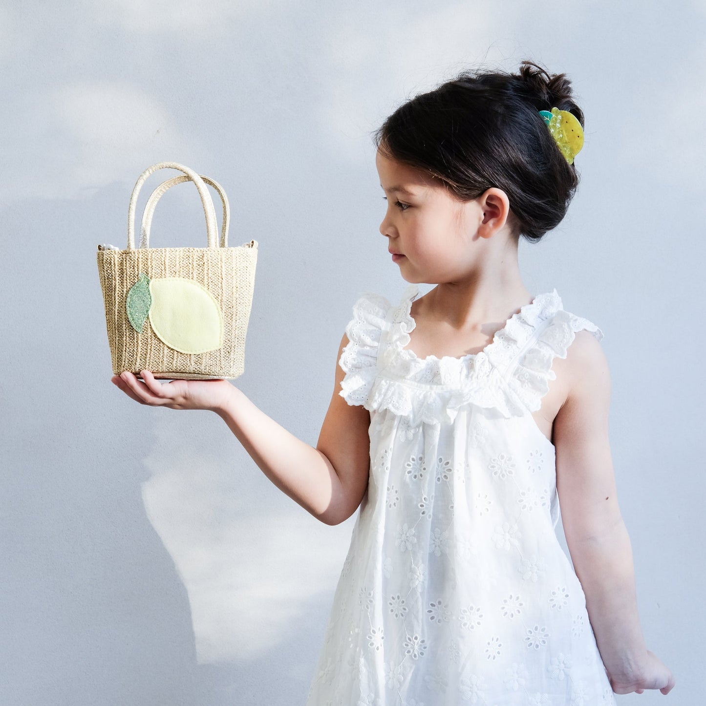 Mimi & Lula Lemon Basket bag NEUTRAL