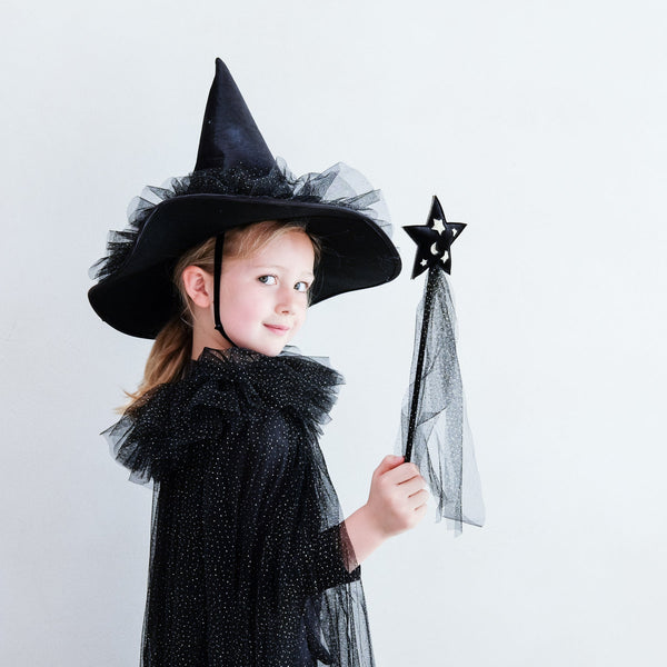 Mimi & Lula Esmerelda ruffle witch cape