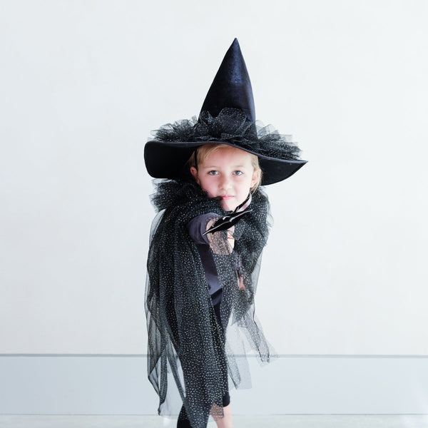 Mimi & Lula Esmerelda ruffle witch cape