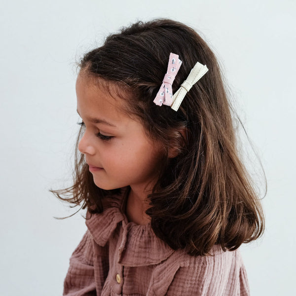 Mimi & Lula Betty Bow Clip Pack - Chestnut