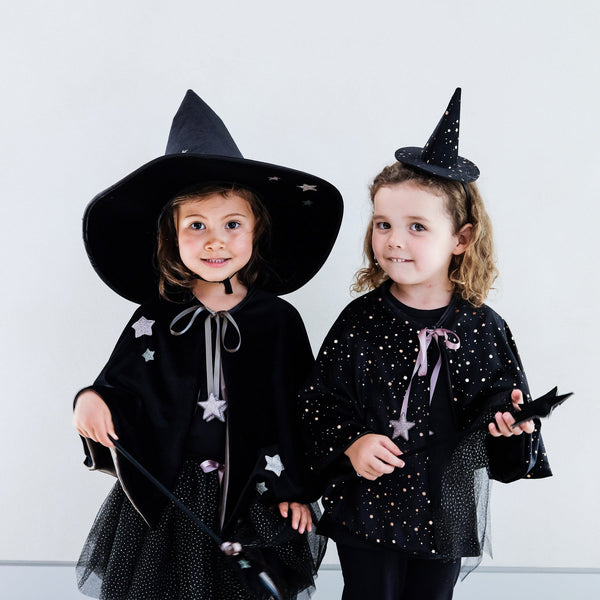 Mimi & LulaGertrude Witch Cape BLACK