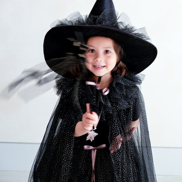 Mimi & Lula Esmerelda ruffle witch cape