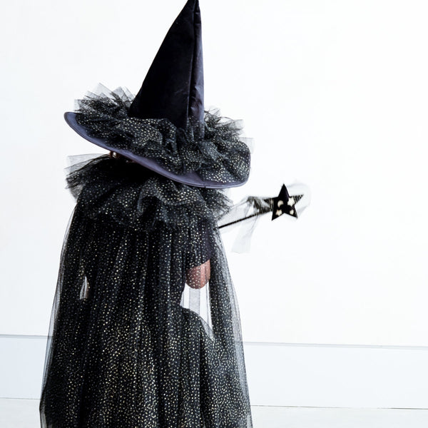 Mimi & Lula Esmerelda witch ruffle hat