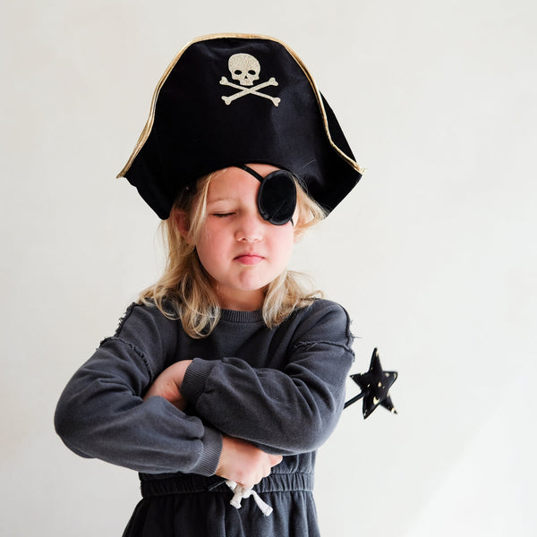 Mimi & Lula Pirate hat and patch dress up set