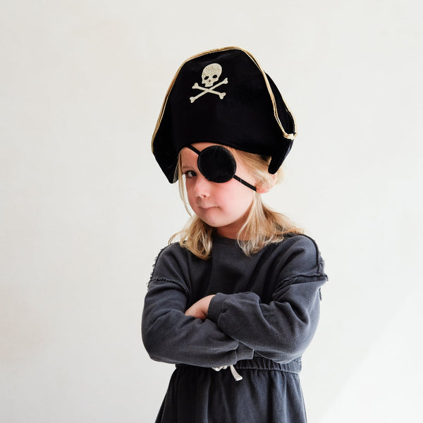 Mimi & Lula Pirate hat and patch dress up set