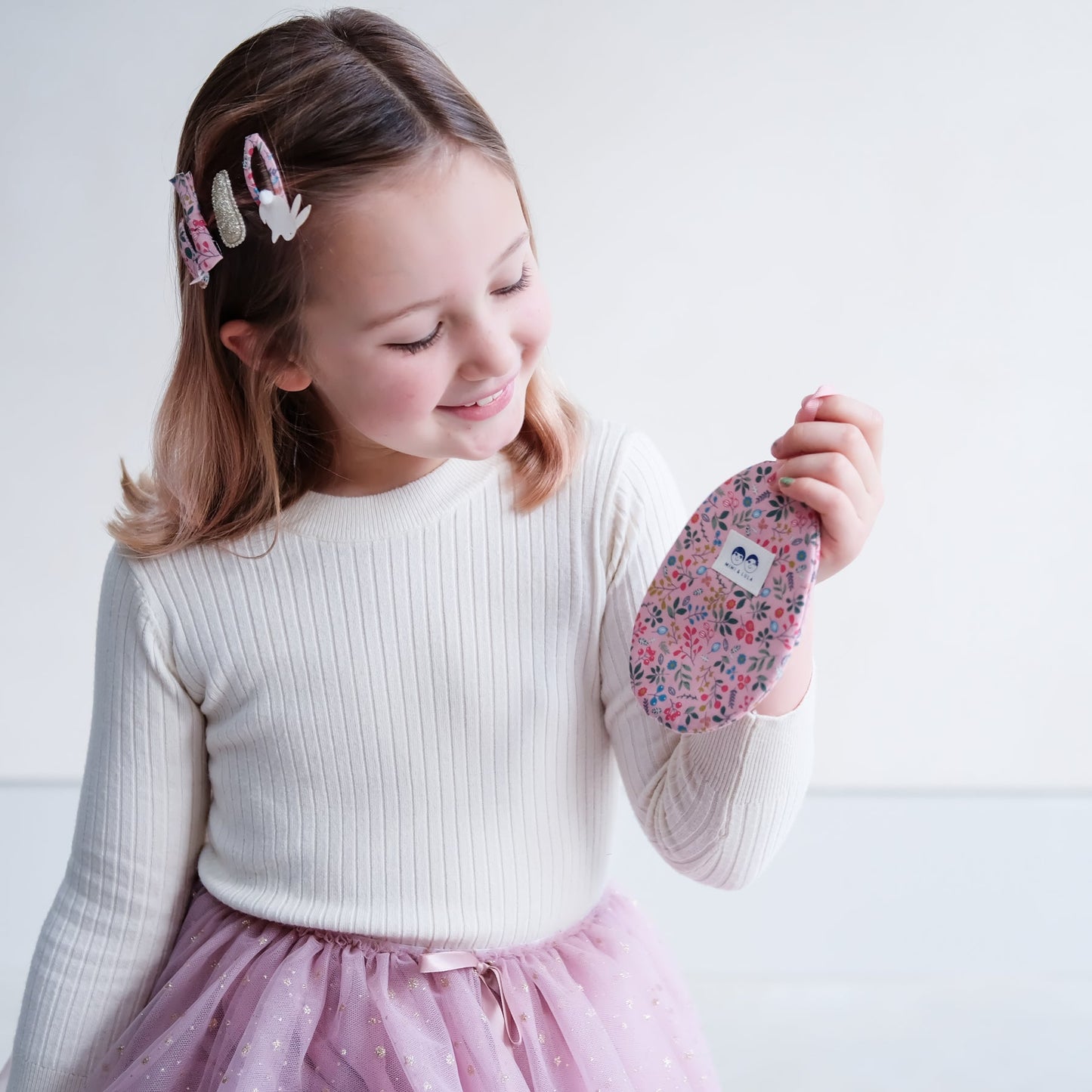 Mimi & Lula Pink easter egg hair accessories