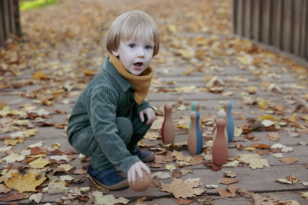 KORKO Little Skittles Bowling Set