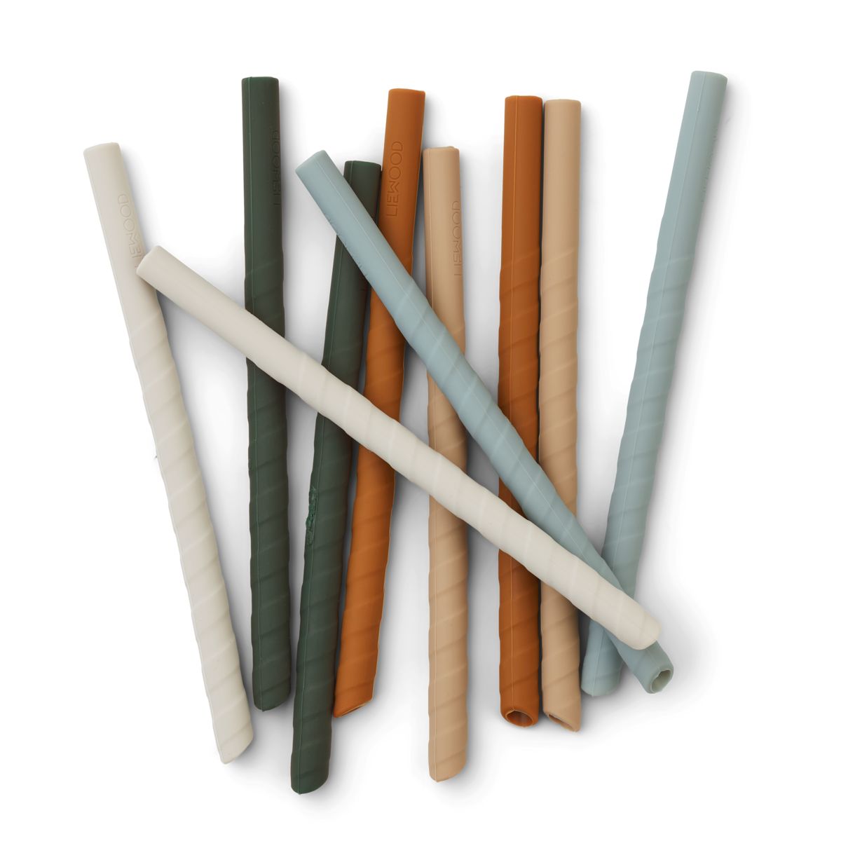 Liewood TIMOTI STRAW 10 PACK MUSTARD MULTI MIX