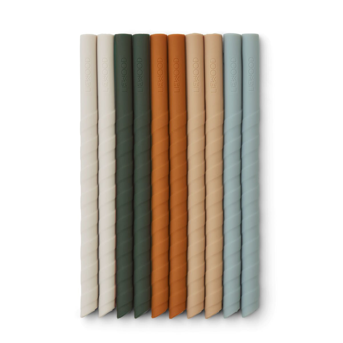 Liewood TIMOTI STRAW 10 PACK MUSTARD MULTI MIX