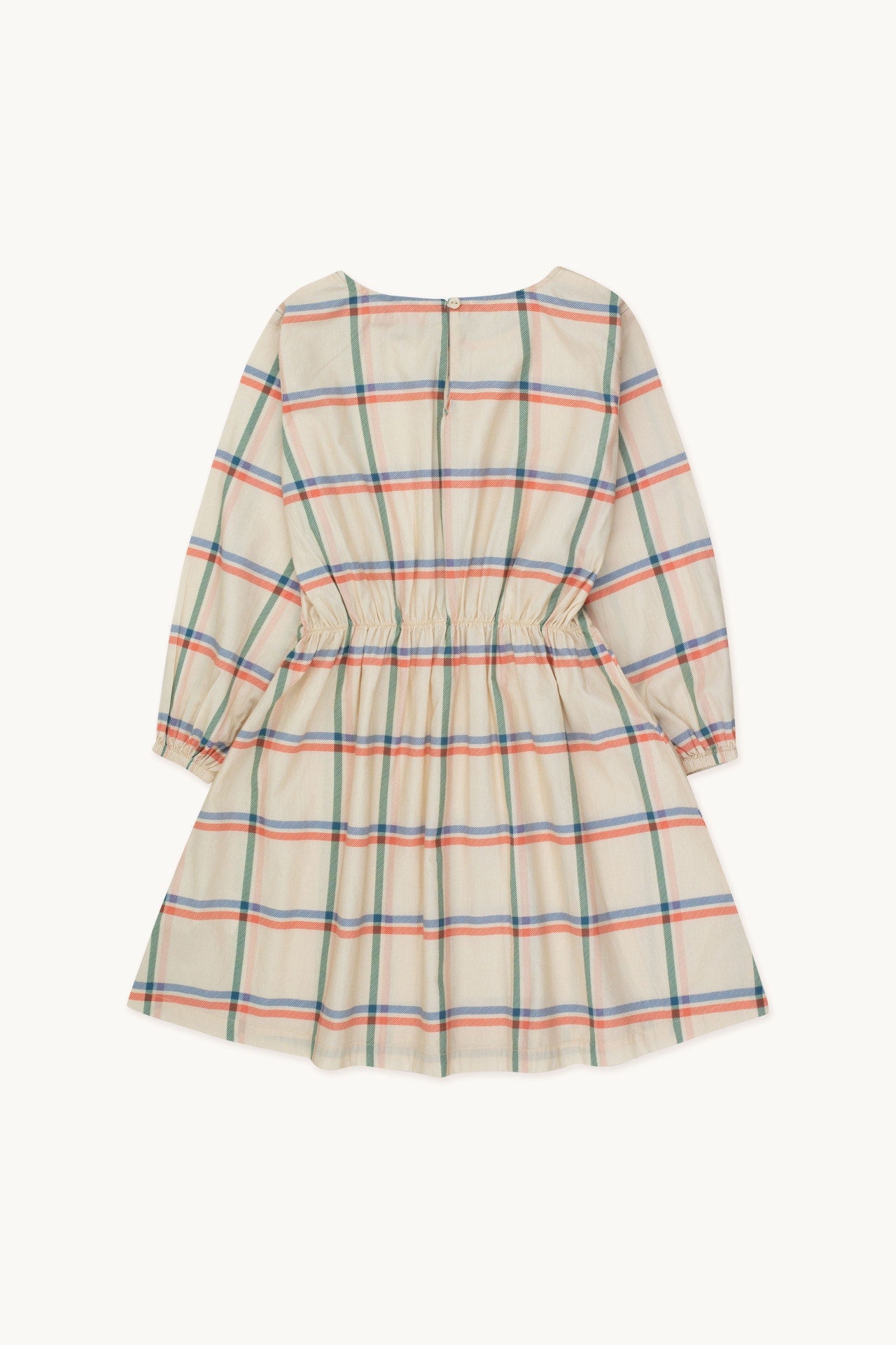 TINYCOTTONS CHECK DRESS vanilla