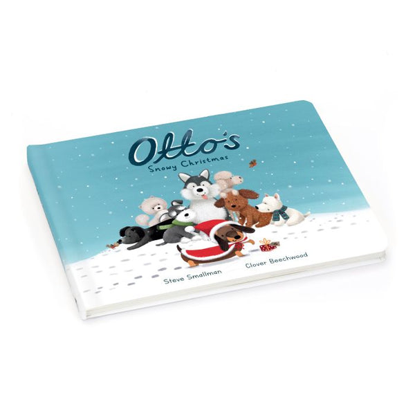 JELLYCAT OTTO’S SNOWY CHRISTMAS BOOK (MATCHES WINTER WARMER OTTO SAUSAGE DOG)