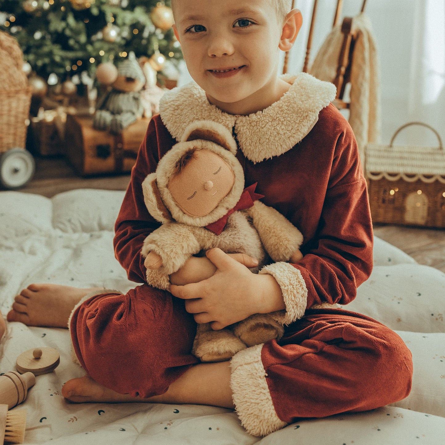 Olli Ella Cozy Dinkums - Teddy - Crumble