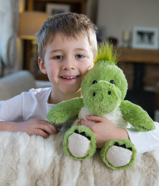 Warmies® Green Dinosaur, Fully Heatable Soft Toy Scented with French Lavender