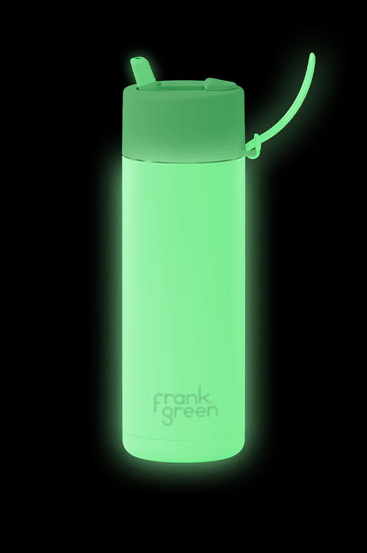 Frank Green 20oz SS Ceramic Reusable Bottle Star Glow with Flip Straw Lid 595ml